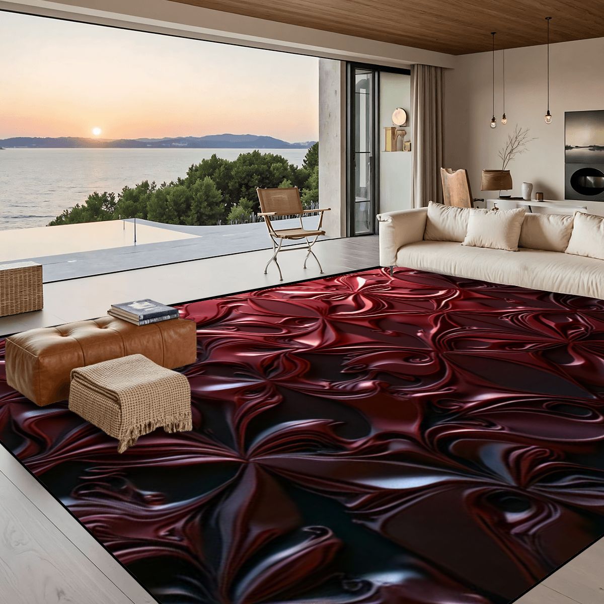 Ruby Shag Velvet Carpet for Modern Homes - Rugs & Mats - VibVie