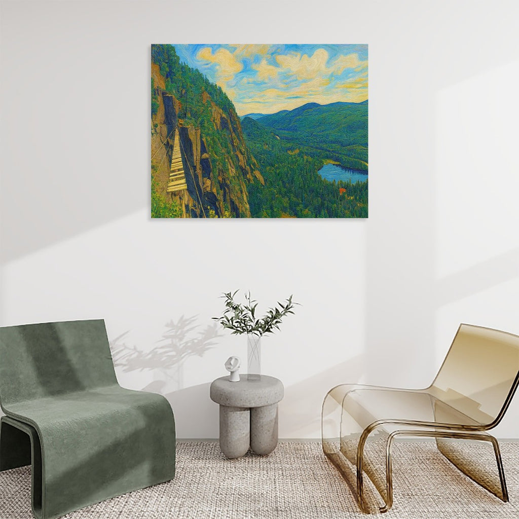 Charlevoix Palisades Paint by Numbers Kit - DIY Landscape Art - Art & Craft - VibVie Paint By Numbers