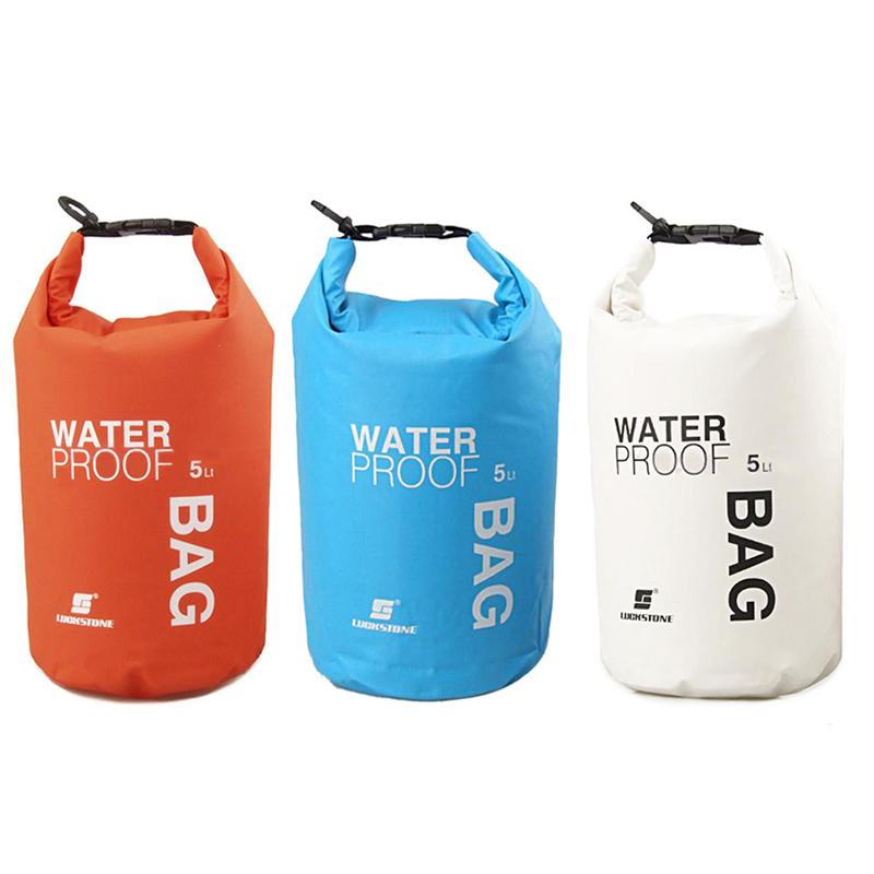 5L 10L 20L waterproof bag dry bag Sack Pouch Canoe Portable Dry Bags backpack for Boating Kayaking Camping Rafting HikingBicycle-Home Storage Essentials-VibVie