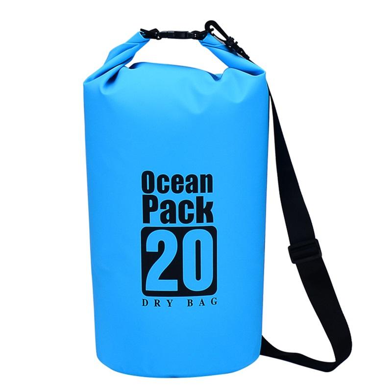 5L 10L 20L waterproof bag dry bag Sack Pouch Canoe Portable Dry Bags backpack for Boating Kayaking Camping Rafting HikingBicycle-Home Storage Essentials-VibVie