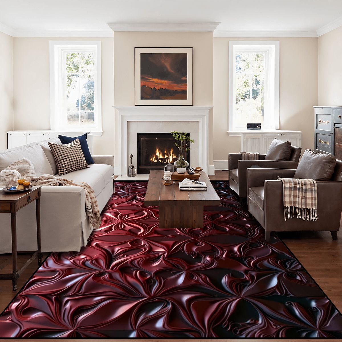Ruby Shag Velvet Carpet for Modern Homes - Rugs & Mats - VibVie