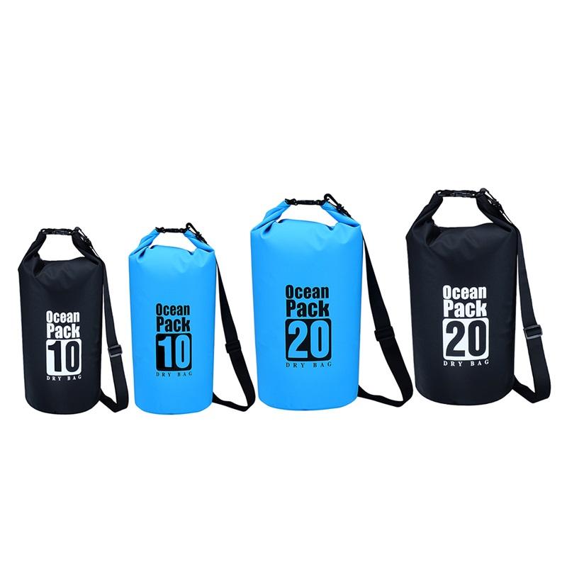 5L 10L 20L waterproof bag dry bag Sack Pouch Canoe Portable Dry Bags backpack for Boating Kayaking Camping Rafting HikingBicycle-Home Storage Essentials-VibVie