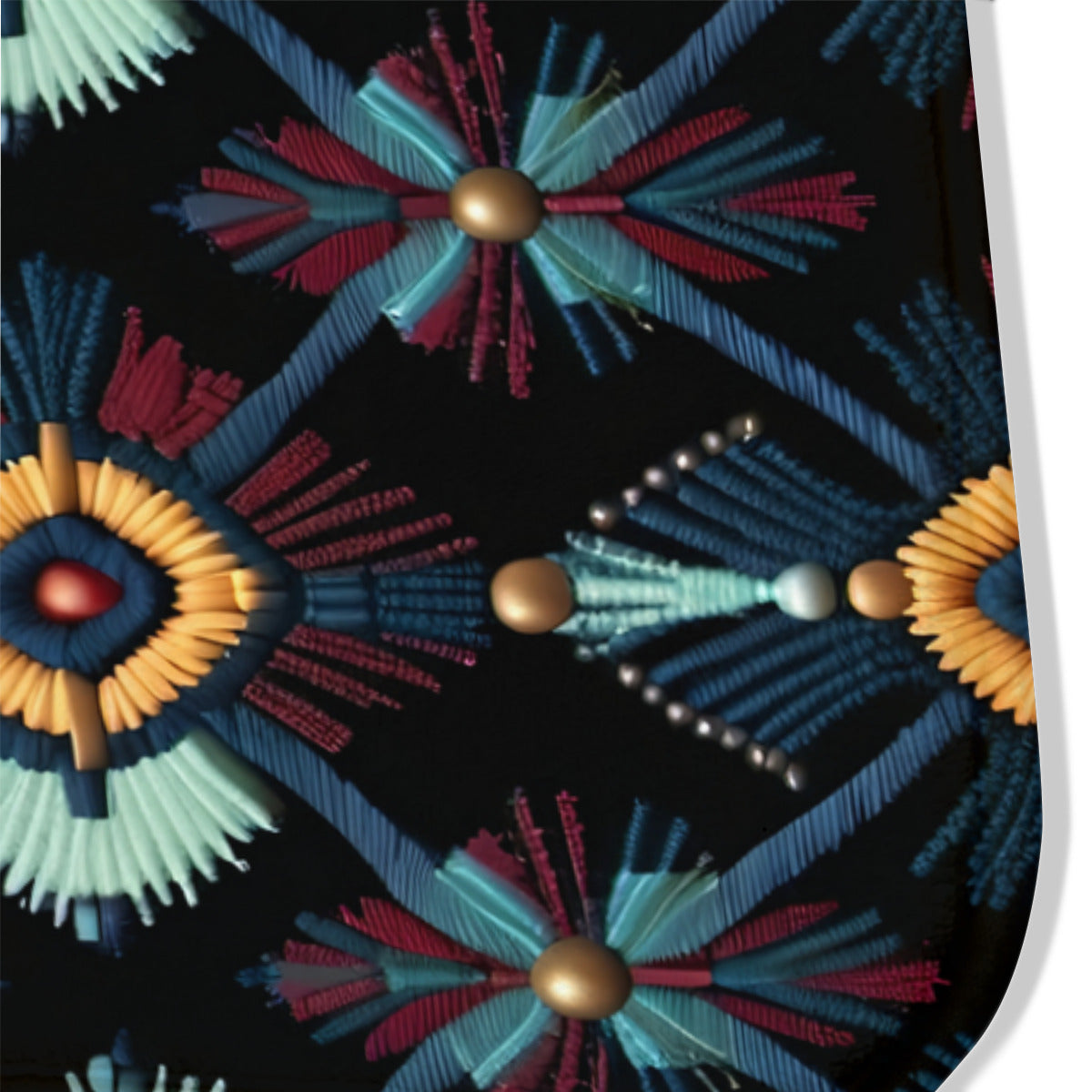 Boho Stitchwork Geometric Area Rug - Area Rug - VibVie