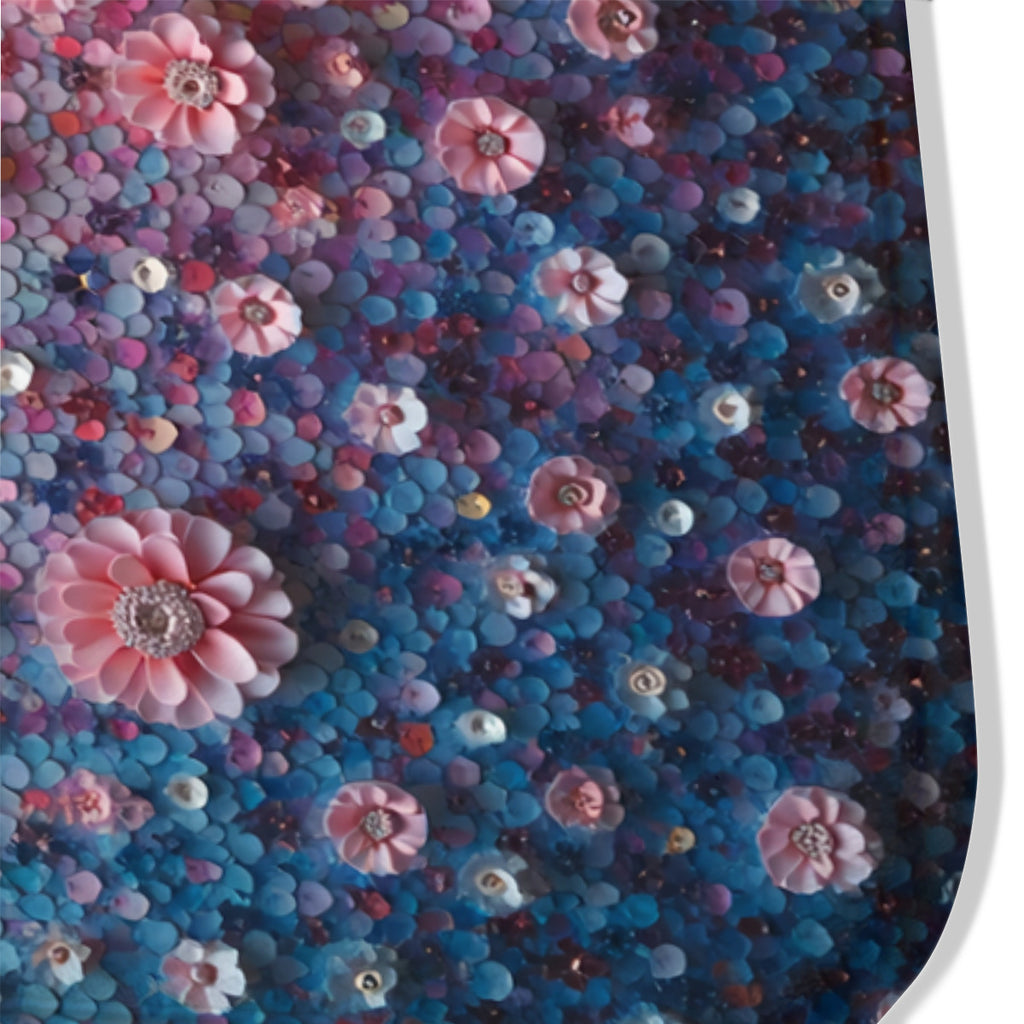 Blossom Gradient Rug - Modern Floral Living Room Rug - Area Rug - VibVie