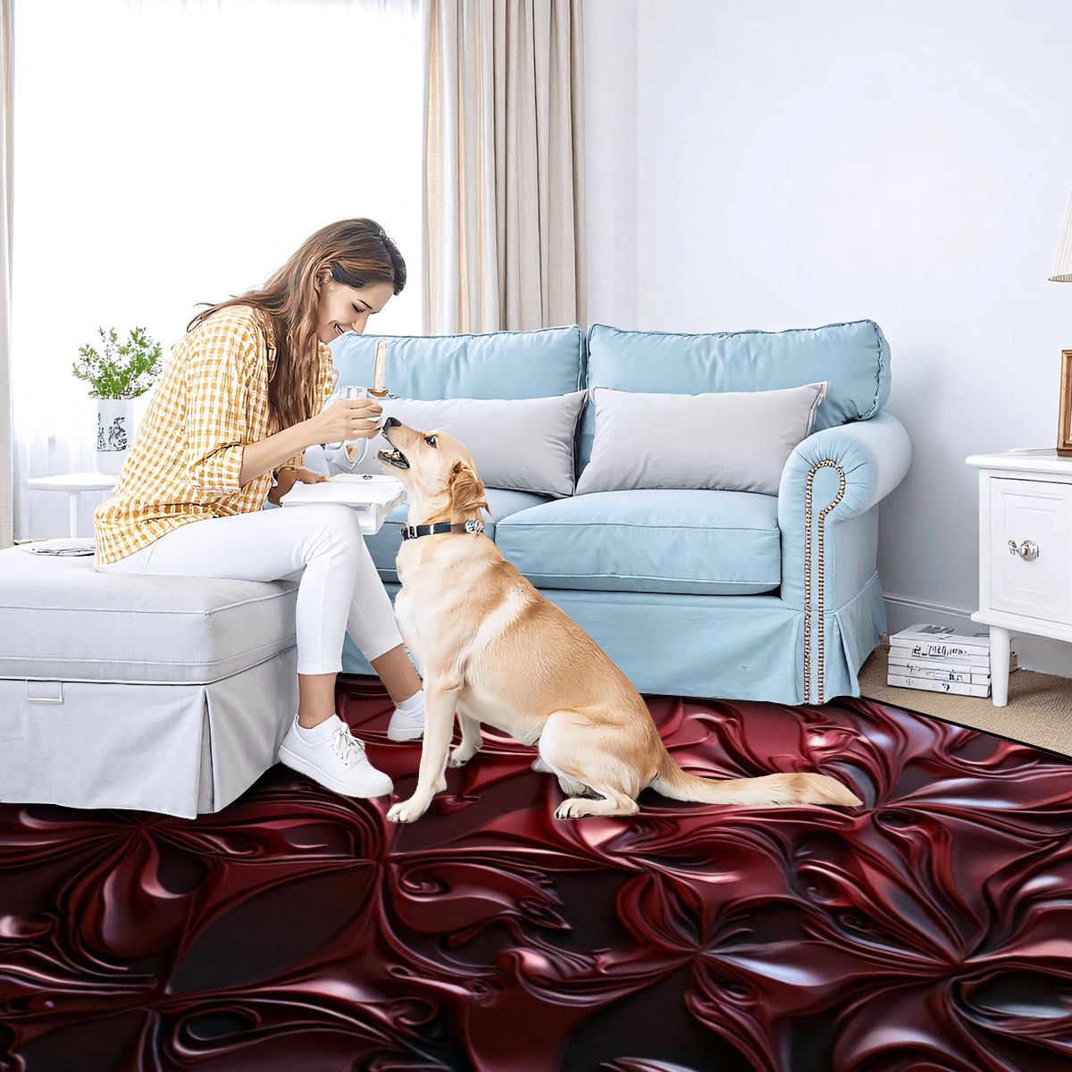 Ruby Shag Velvet Carpet for Modern Homes - Rugs & Mats - VibVie