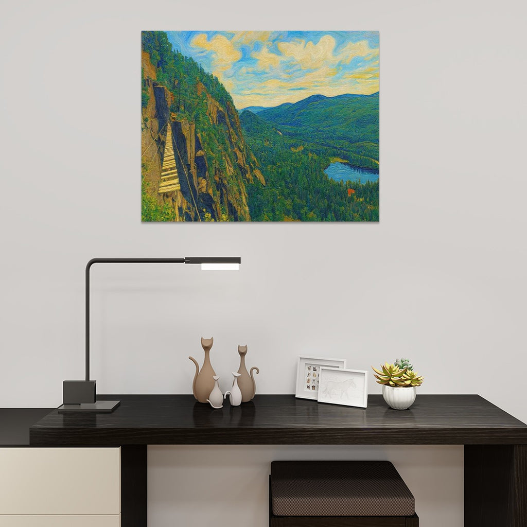 Charlevoix Palisades Paint by Numbers Kit - DIY Landscape Art - Art & Craft - VibVie Paint By Numbers