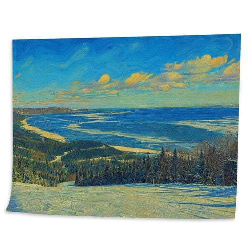 "Le Massif de Charlevoix" en Quebec - Kit de pintura por números - Arte paisajístico DIY
