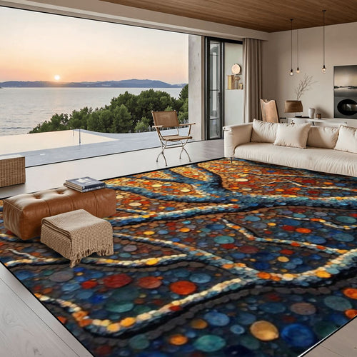 Majestic Spectrum Rug - 120"x96" - Rugs & Mats - VibVie Designs - Area Rug